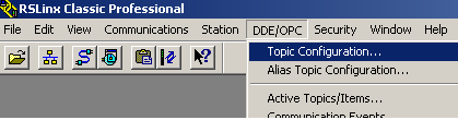 Introdução ao RSLinx OPC Server